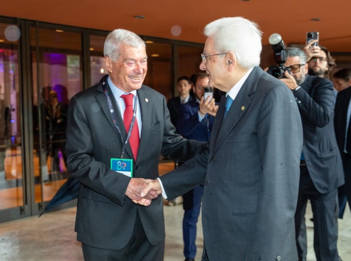 Sangalli a Mattarella: “siamo un tassello indispensabile della storia del Paese e del suo futuro”