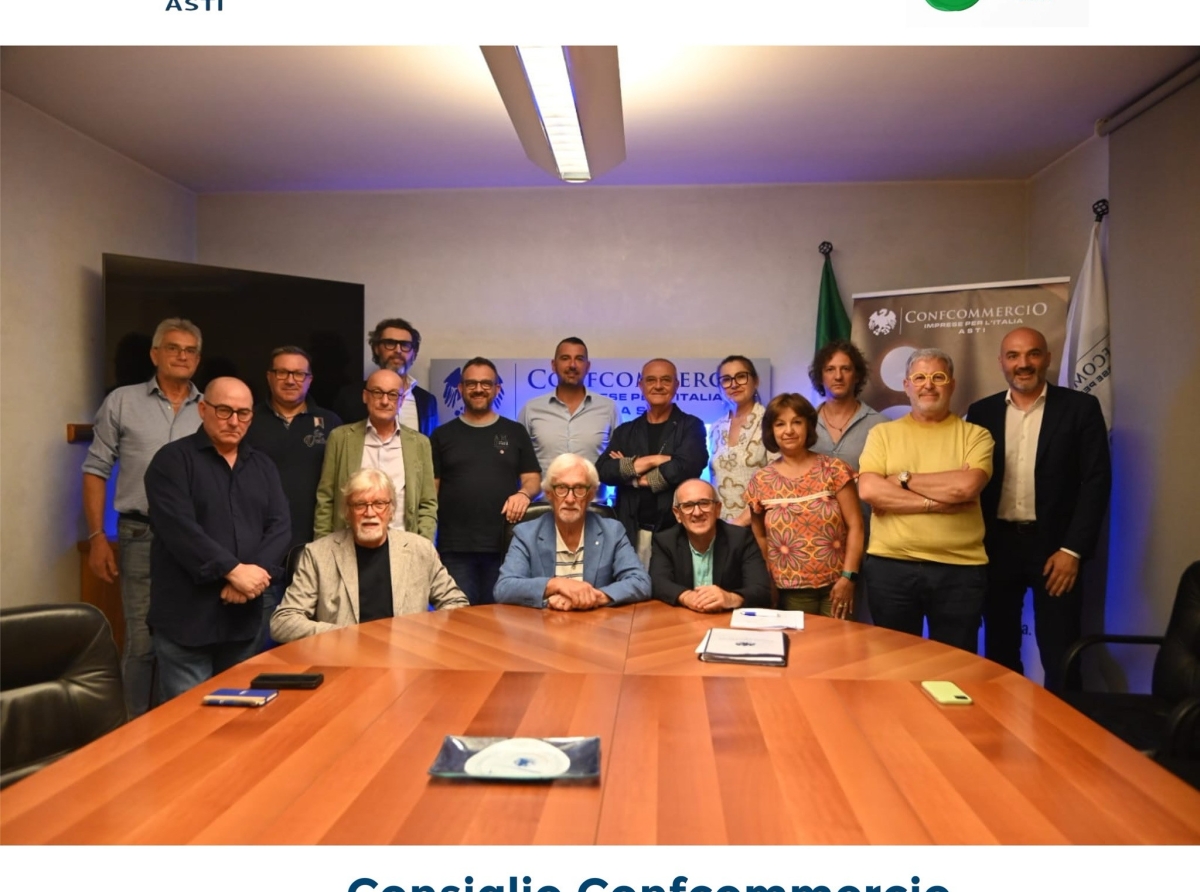 CONFCOMMERCIO ASTI:"ENRICO FENOGLIO ELETTO PRESIDENTE - SI INSEDIANO I NUOVI ORGANI PER IL MANDATO 2025-2030